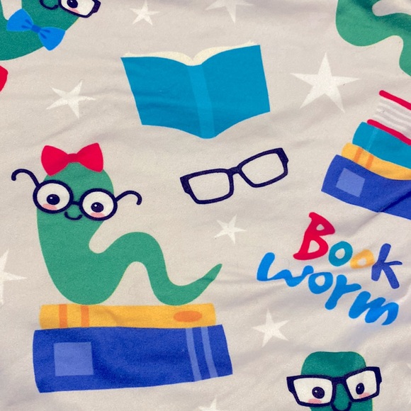 LKB book worm adult onesie - Picture 2 of 4